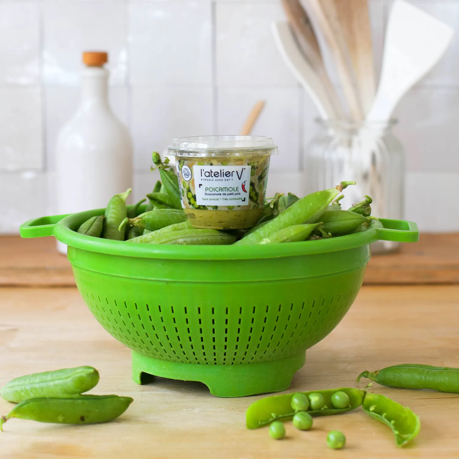 l'Atelier V Pois Camole erwtendip guacamole-stijl