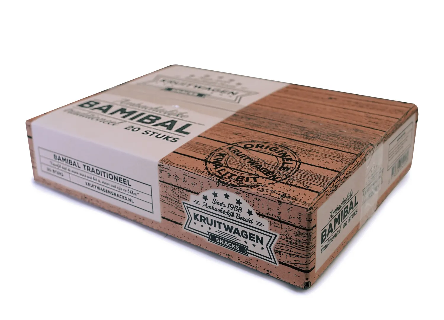 Kruitwagen Bamibal snack krokant