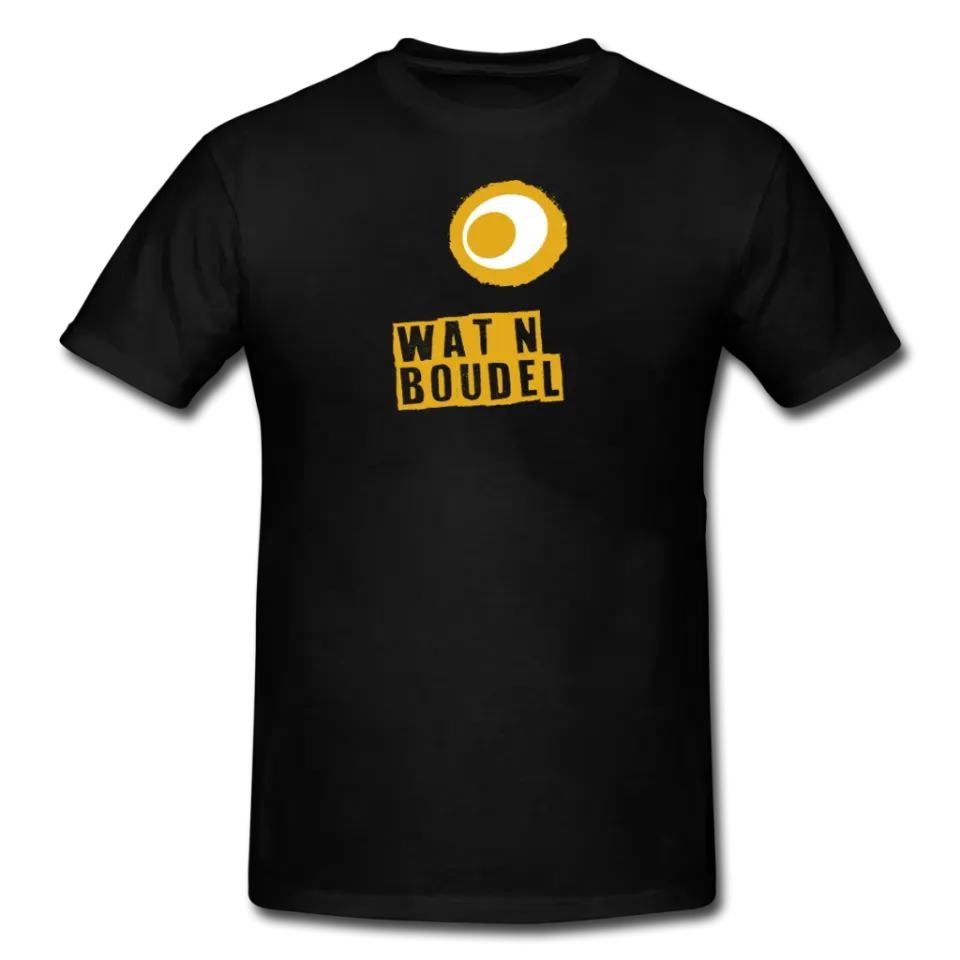 Eierbal Man wat n boudel T-shirt Gronings