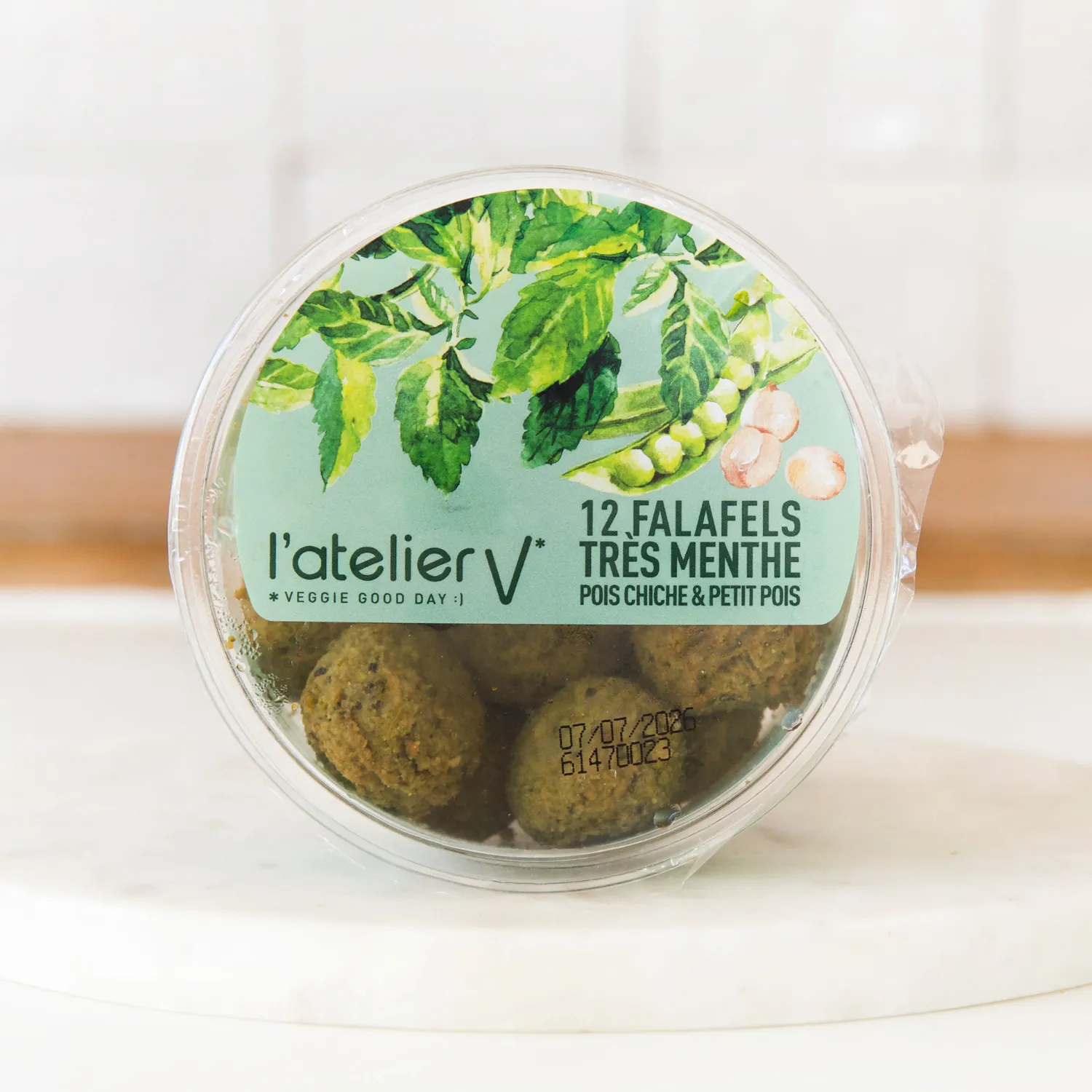 l'Atelier V Mini falafel munt met kikkererwt