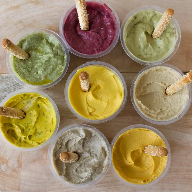 l'Atelier V Houmous hummus basilicum cashew