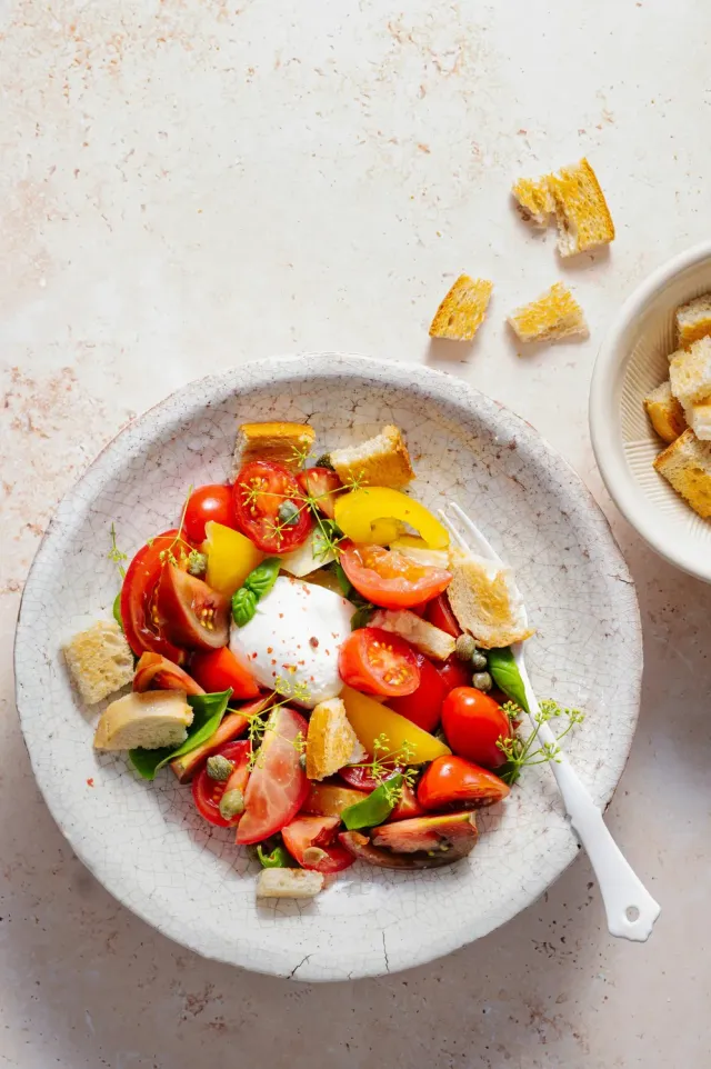 Buufs Keuken Burrata salade vers