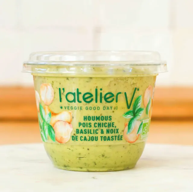 l'Atelier V Houmous hummus basilicum cashew