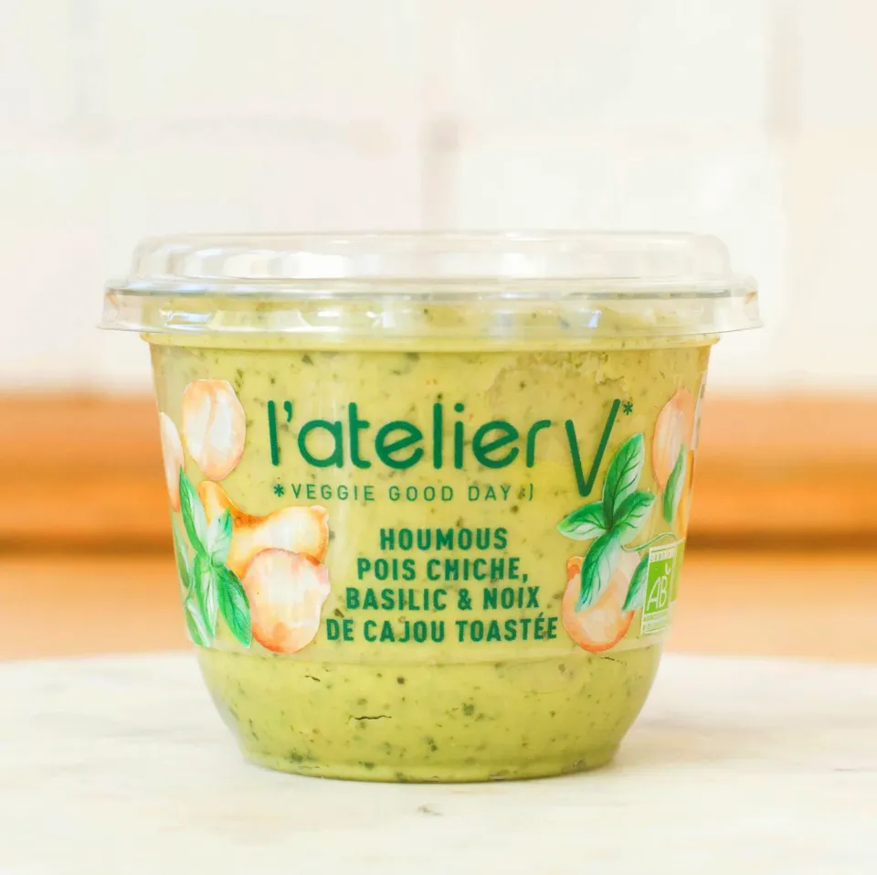 l'Atelier V Houmous hummus basilicum cashew