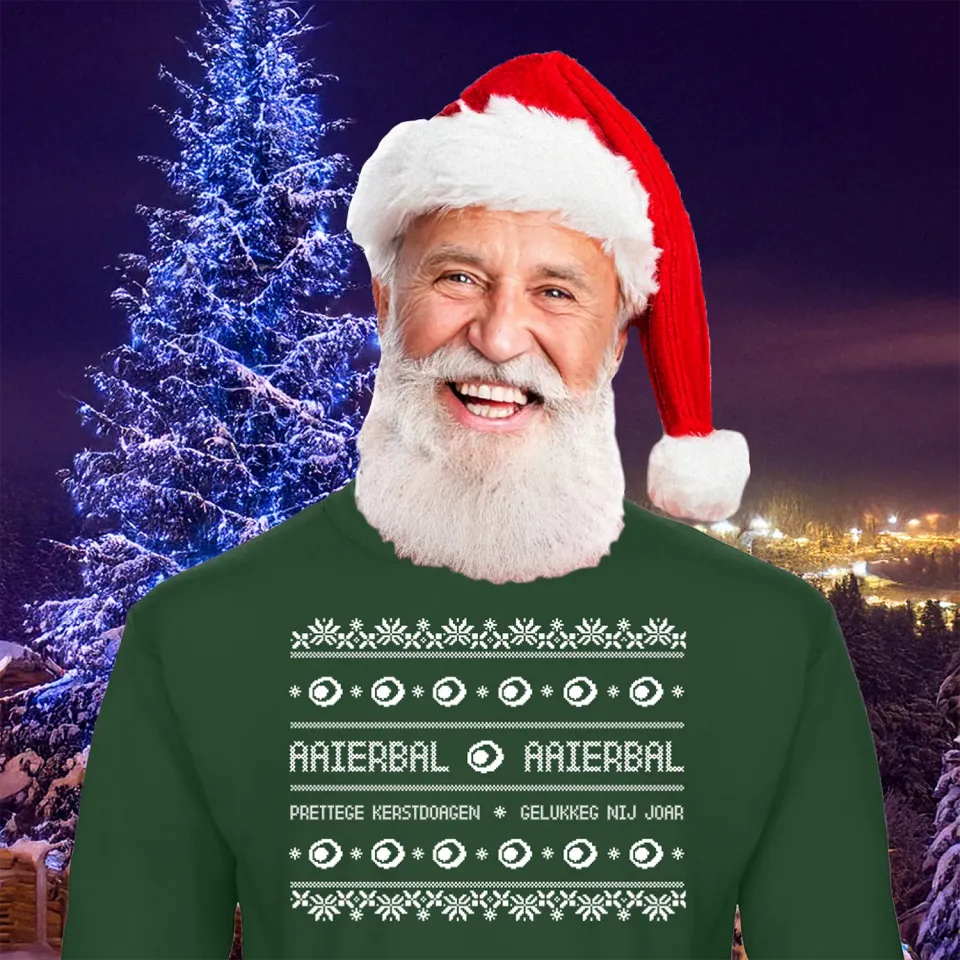 Eierbal Kersttrui Original sweater regular fit fleece