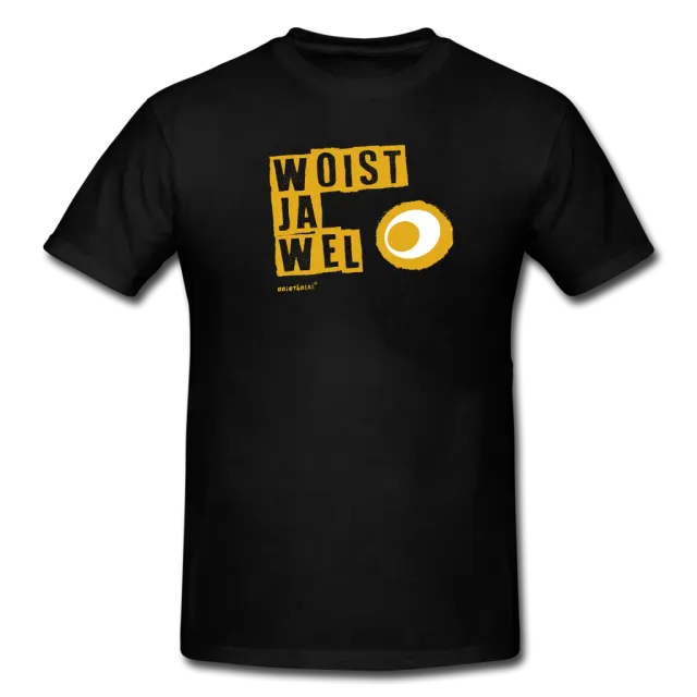 Eierbal Woist ja wel T-shirt katoen Gronings