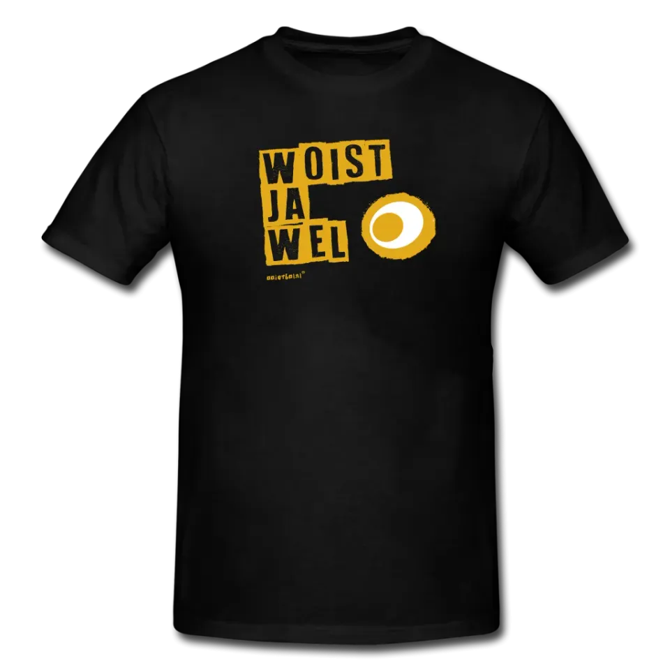 Eierbal Woist ja wel T-shirt katoen Gronings
