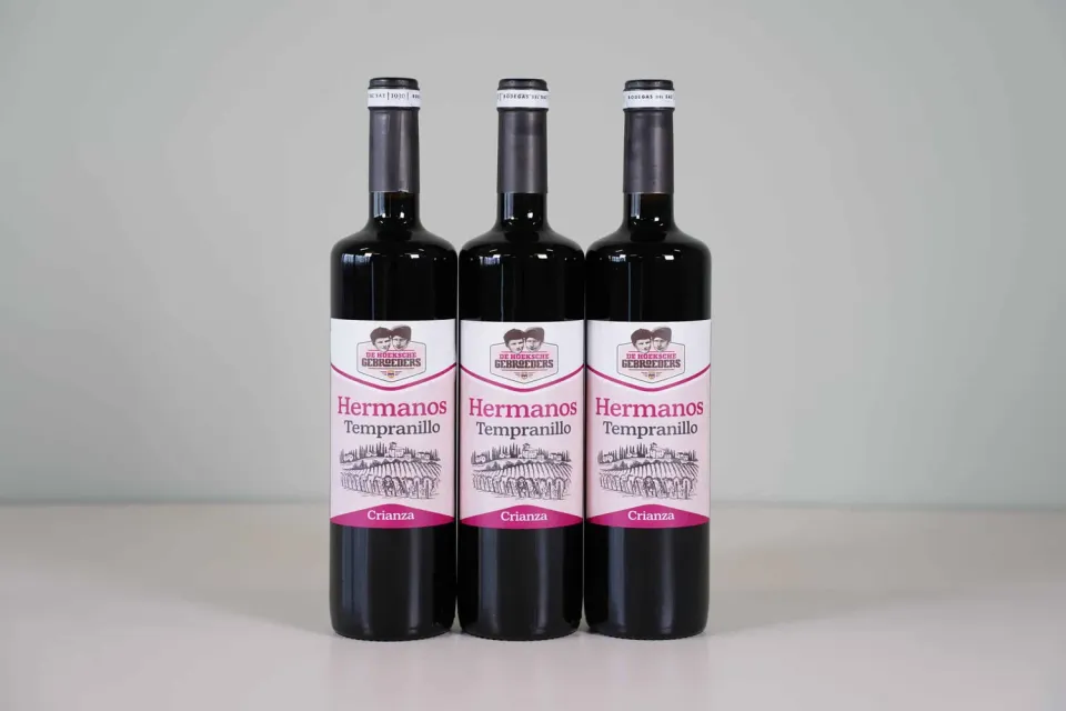 Hoeksche Gebroeders Tempranillo Crianza rode wijn eiken
