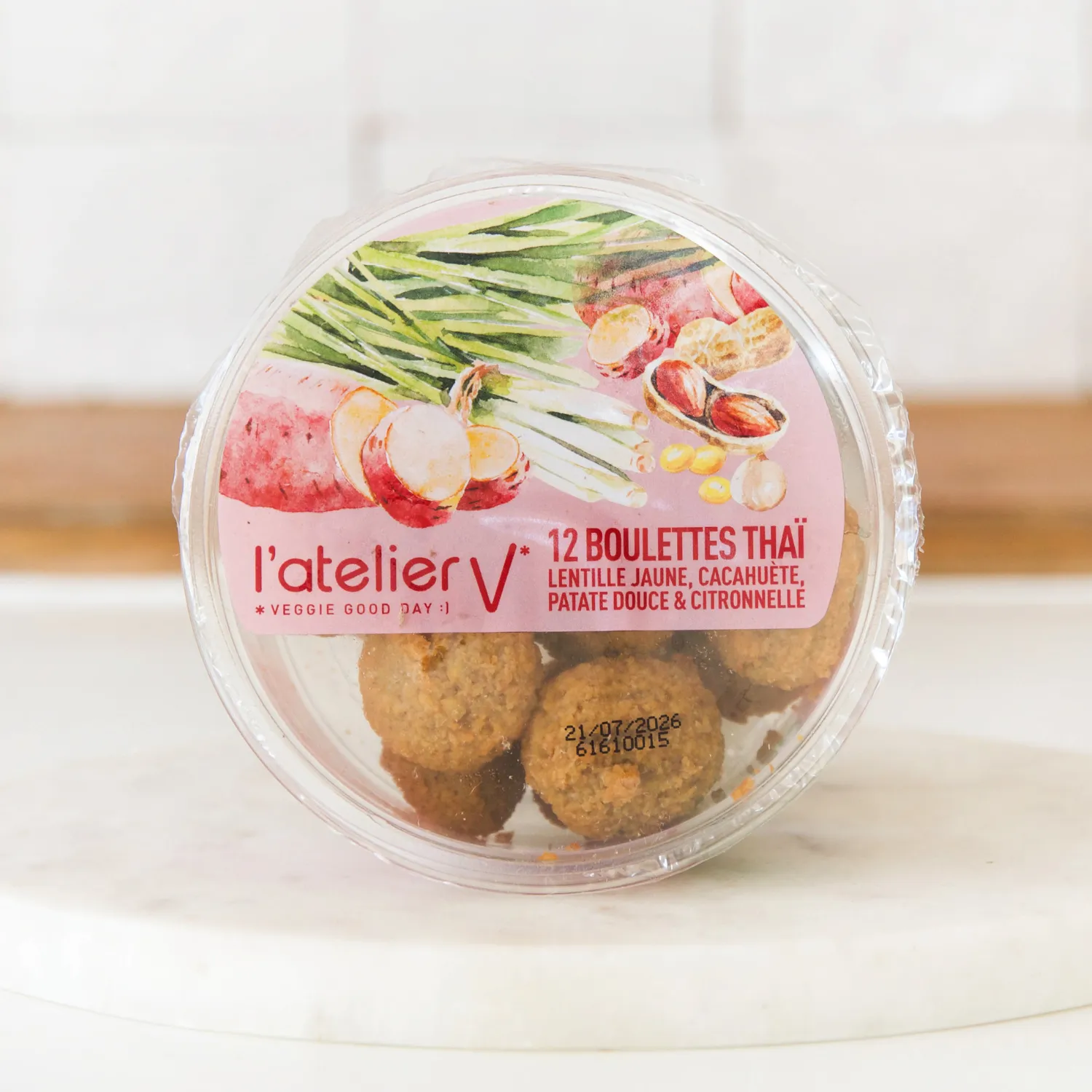 l'Atelier V Mini Boulette Thaï falafel pinda citroengras