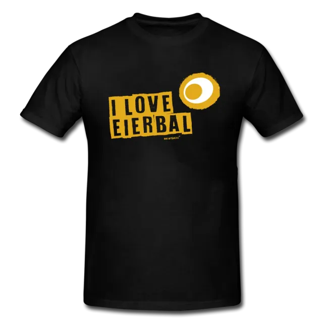 Eierbal I Love Eierbal T-shirt katoen
