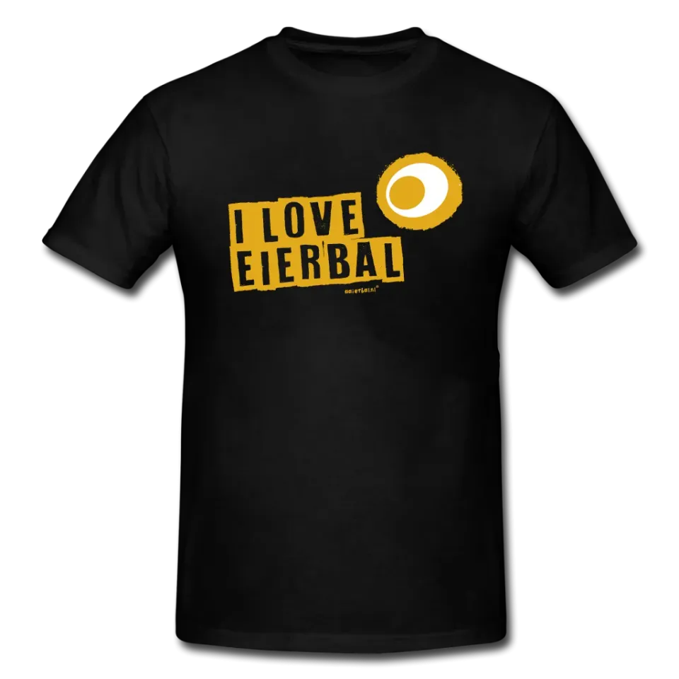 Eierbal I Love Eierbal T-shirt katoen