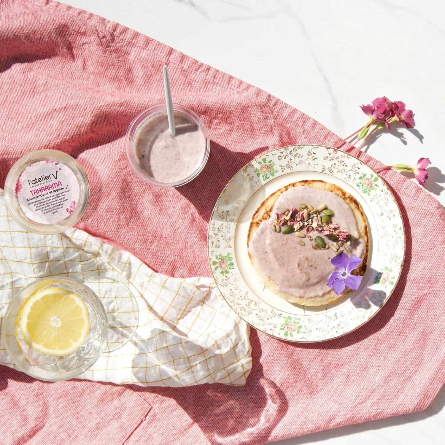 l'Atelier V Tarama Végé vegan dip gerookte boon