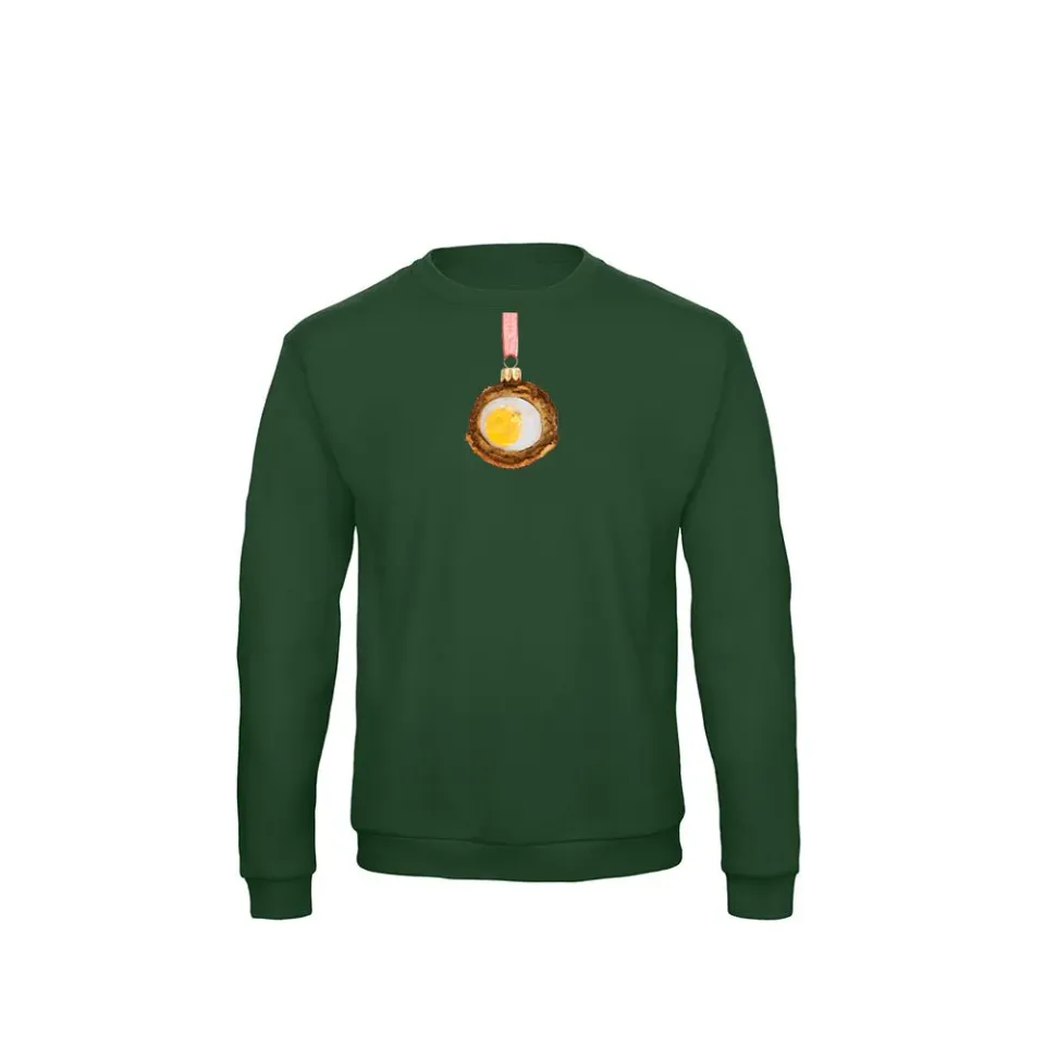 Eierbal Kersteierballen trui sweater fleece binnenkant