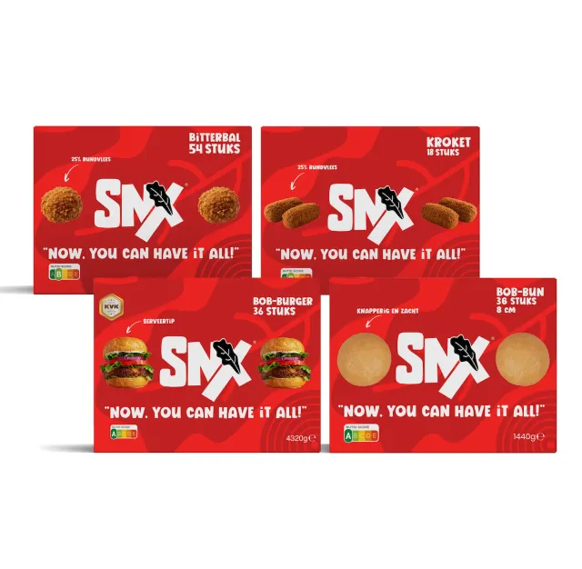 SNX Kickstart Box snacks voor horeca proefpakket groot