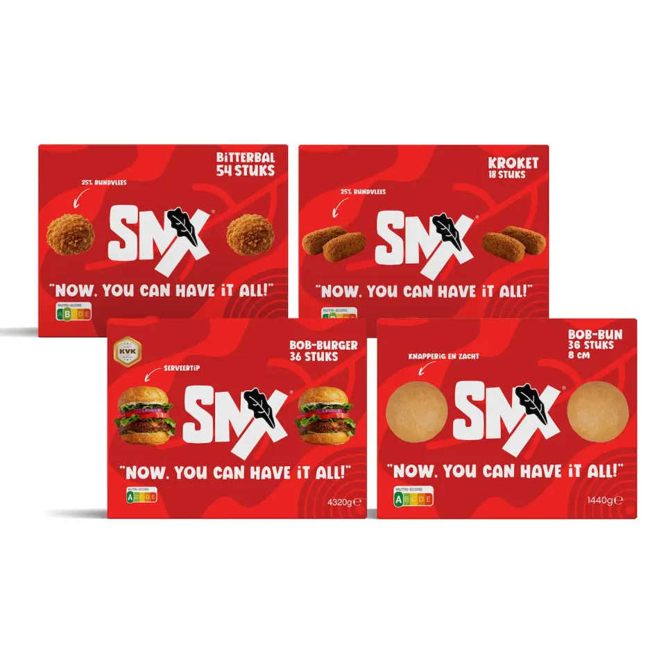 SNX Kickstart Box snacks voor horeca proefpakket groot