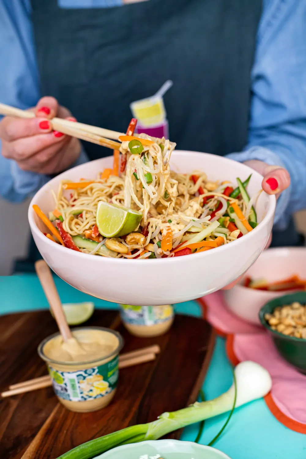 l'Atelier V dip met yuzu en gember