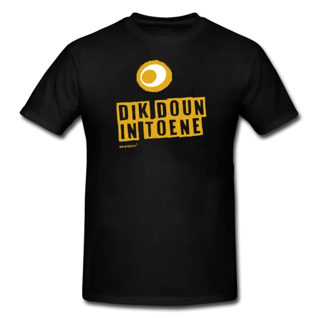 Eierbal Dik doun in toene T-shirt Gronings katoen
