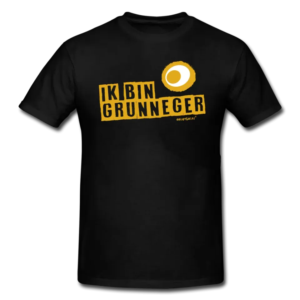 Eierbal Ik bin Grunneger T-shirt katoen
