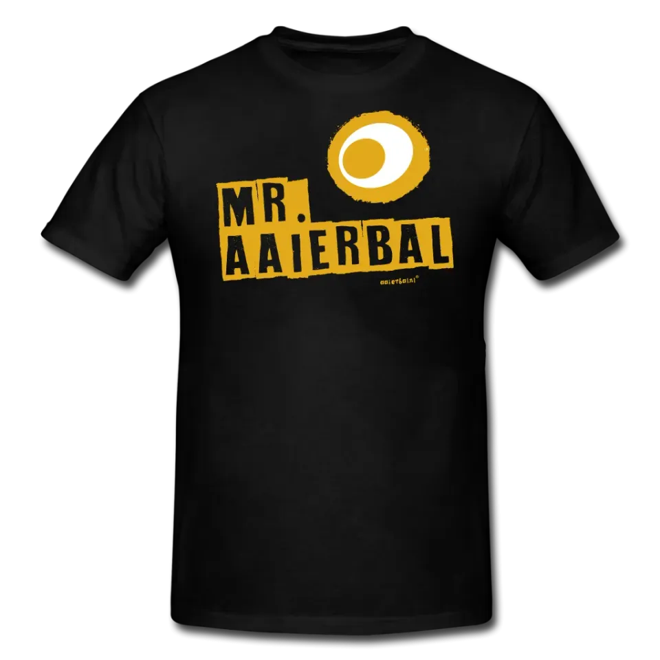 Eierbal Mr. Aaierbal T-shirt katoen Gronings