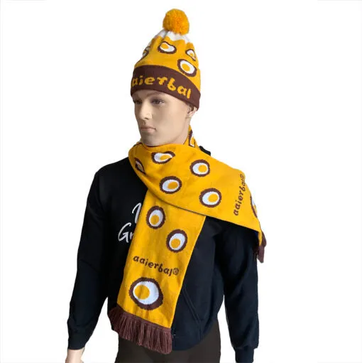 Eierbal muts wintermuts acryl pompon
