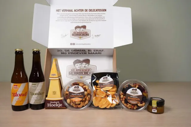Hoeksche Gebroeders Geschenkpakket Goudswaard borrelpakket