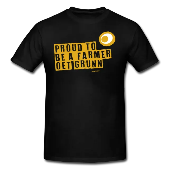 Eierbal Farmer T-shirt voorzijde opdruk