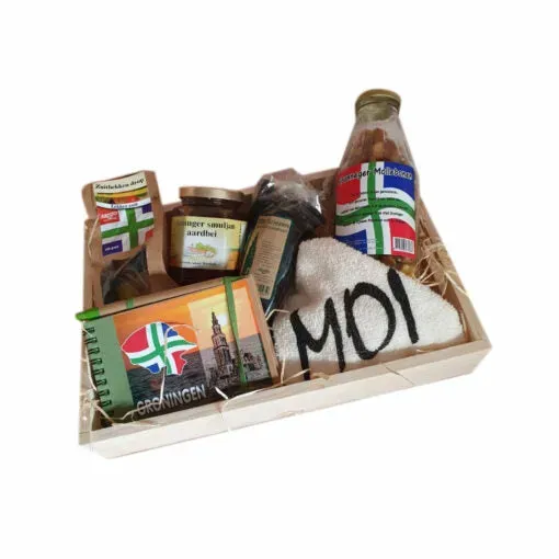 Eierbal Cadeaupakket Grunn #4 houten kistje